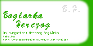 boglarka herczog business card